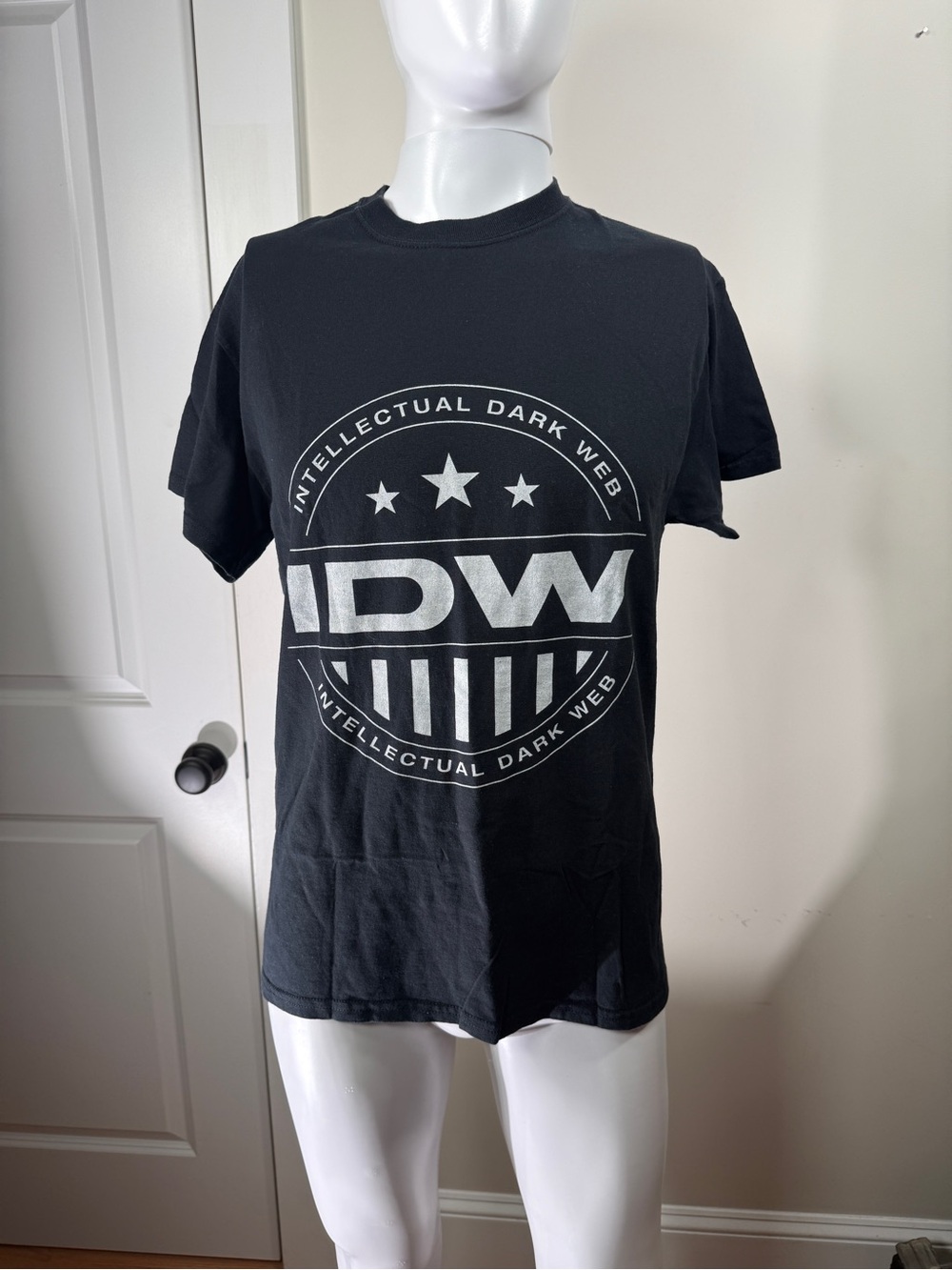 🧠 Intellectual Dark Web IDW Black Graphic T-Shirt ⭐ Men’s Tee M